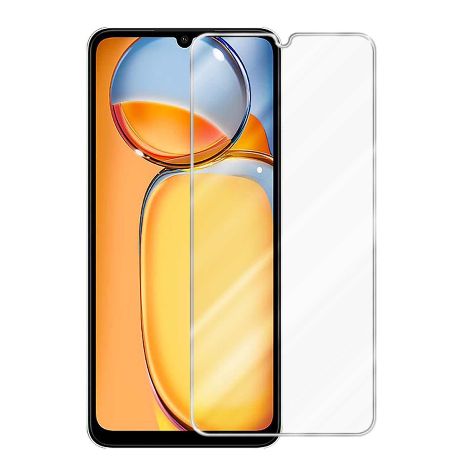 Image of Protective Film Compatible For Xiaomi Redmi 13c Tempered Glass Screen Protector