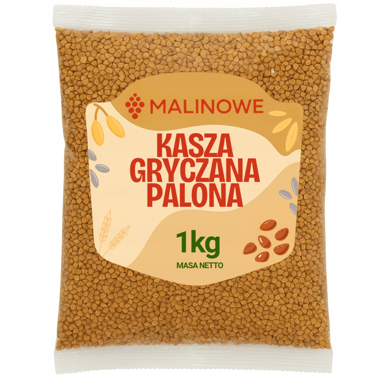 Buckwheat Roasted 1kg Excellent Natural Premium