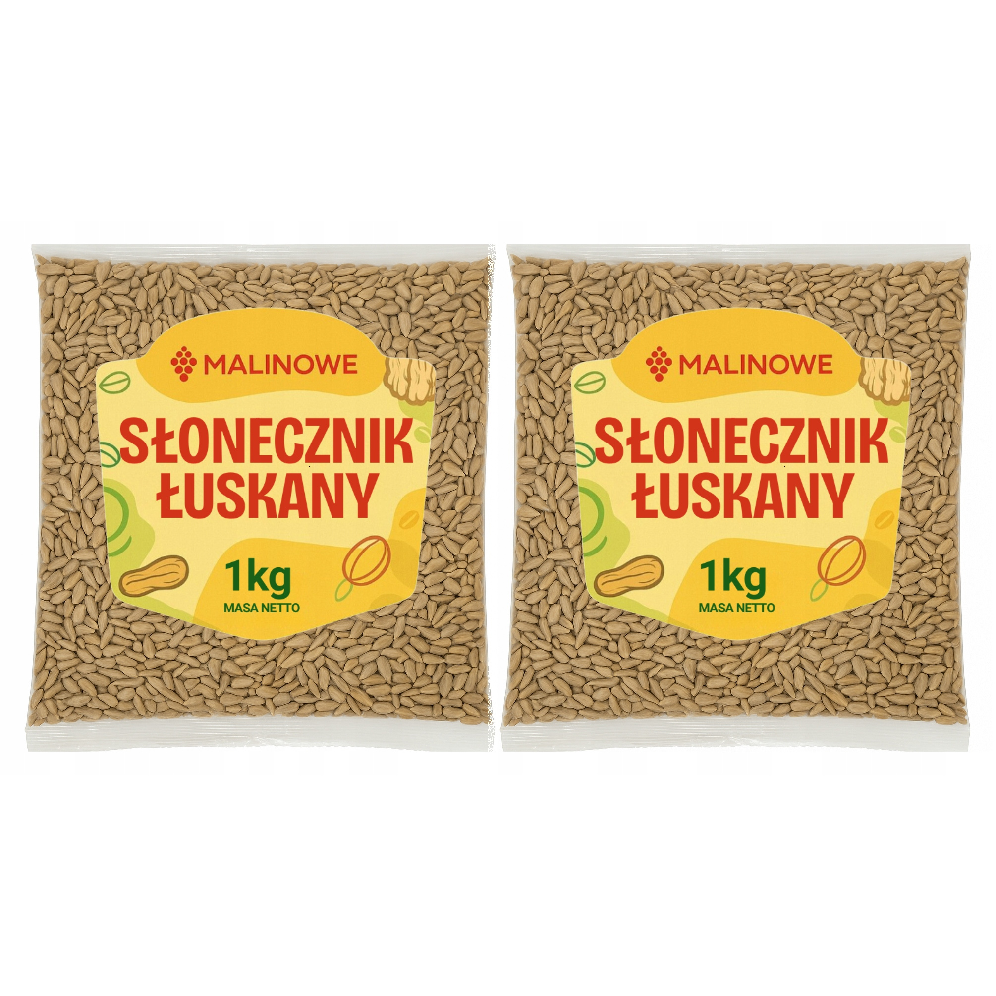 Sunflower Kernels Husked Set 2x1kg Excellent Premium Quality