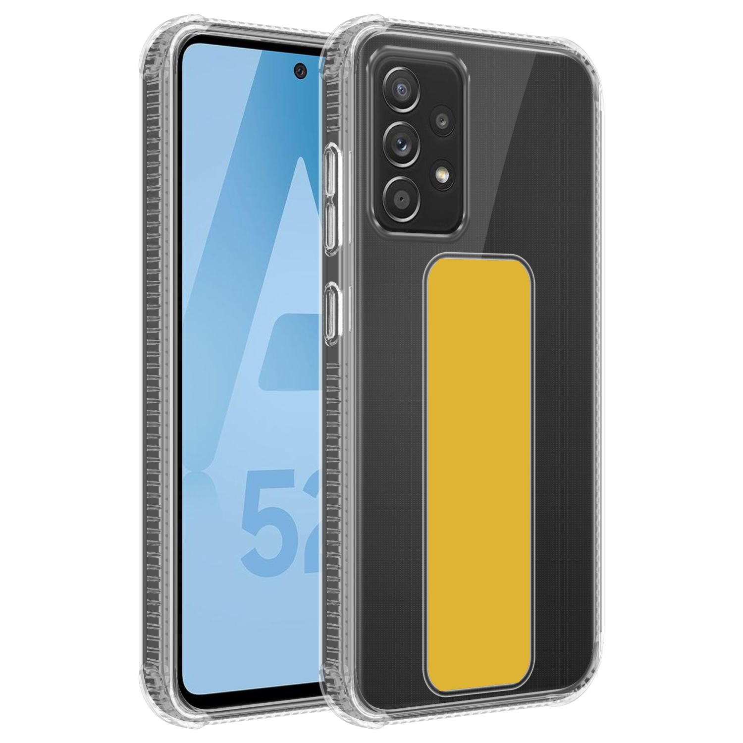 Case Compatible For Galaxy A52 (4g / 5g) / A52s Protective Cover Flexible Tpu Silicone With Holder And Stand Function Case Cover
