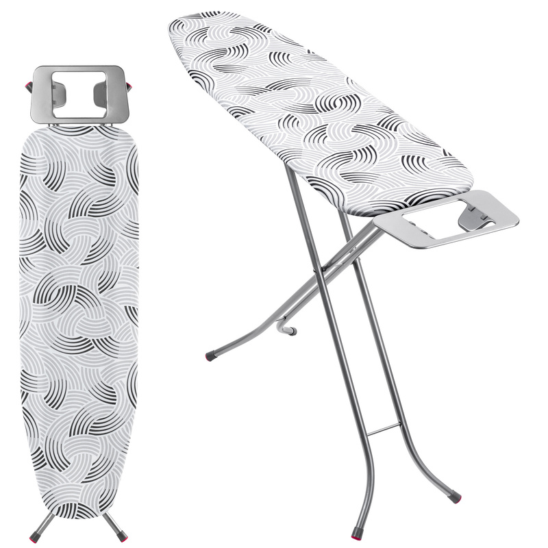 Image of Kadax Ironing Board 114x34cm Folding With Iron Holder Lightweight And Stable