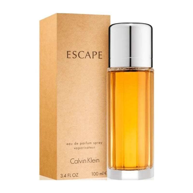 Calvin Klein ESCAPE Eau de Parfum 100ml - Luxury Women's Floral Woody Fragrance | Wowcher