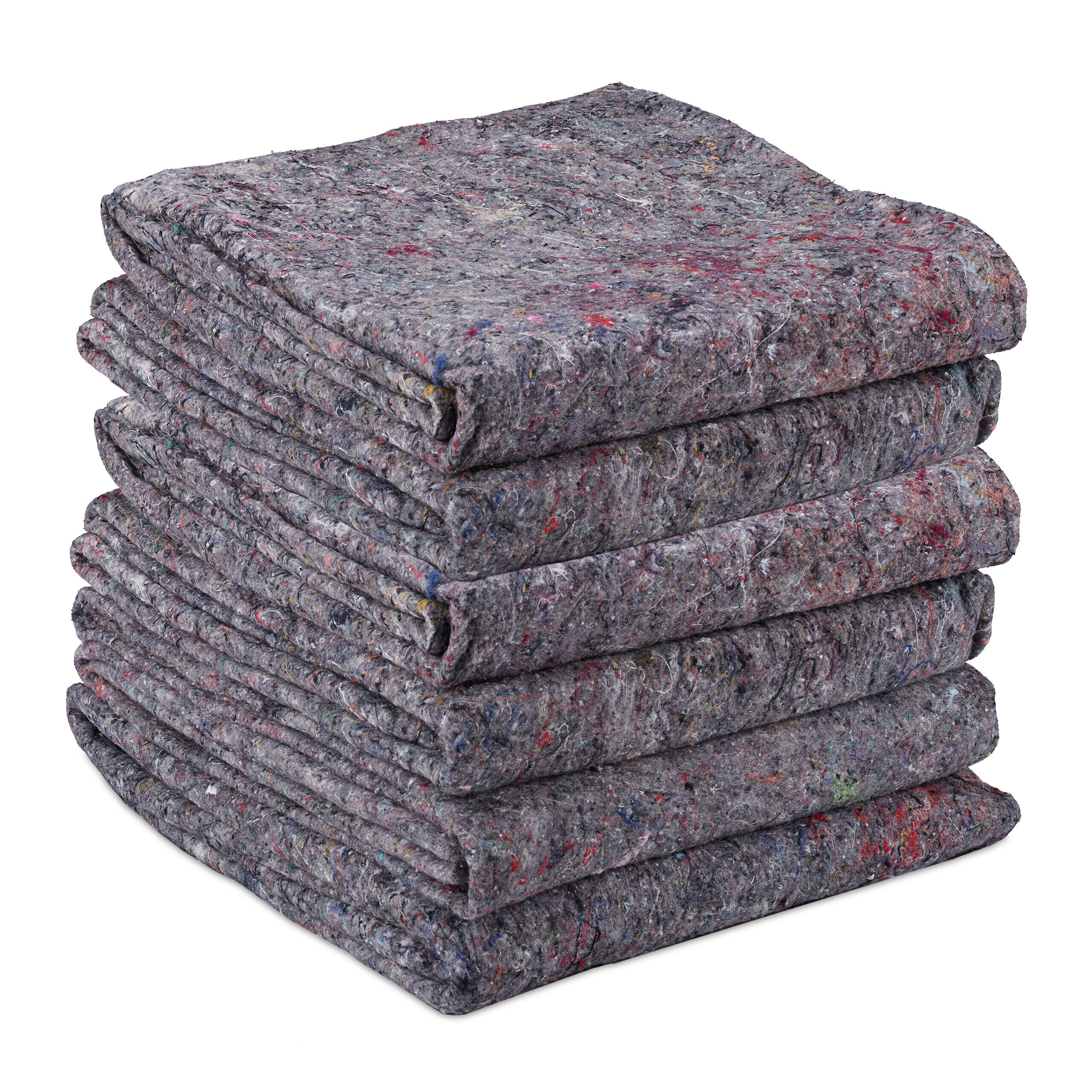 6 Gray Moving Blankets - (w)200 X (h)150 Cm