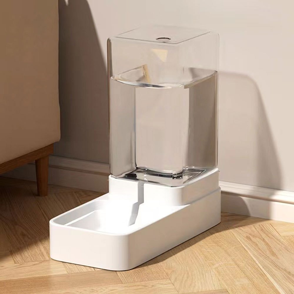 TEMU Pet Water Dispenser Cat Food Dispenser Feeding Dispenser Cat Food Bowl Pet Feeding Station 3.8l Large Capacity Cat Feeder Dispenser Food Feeder