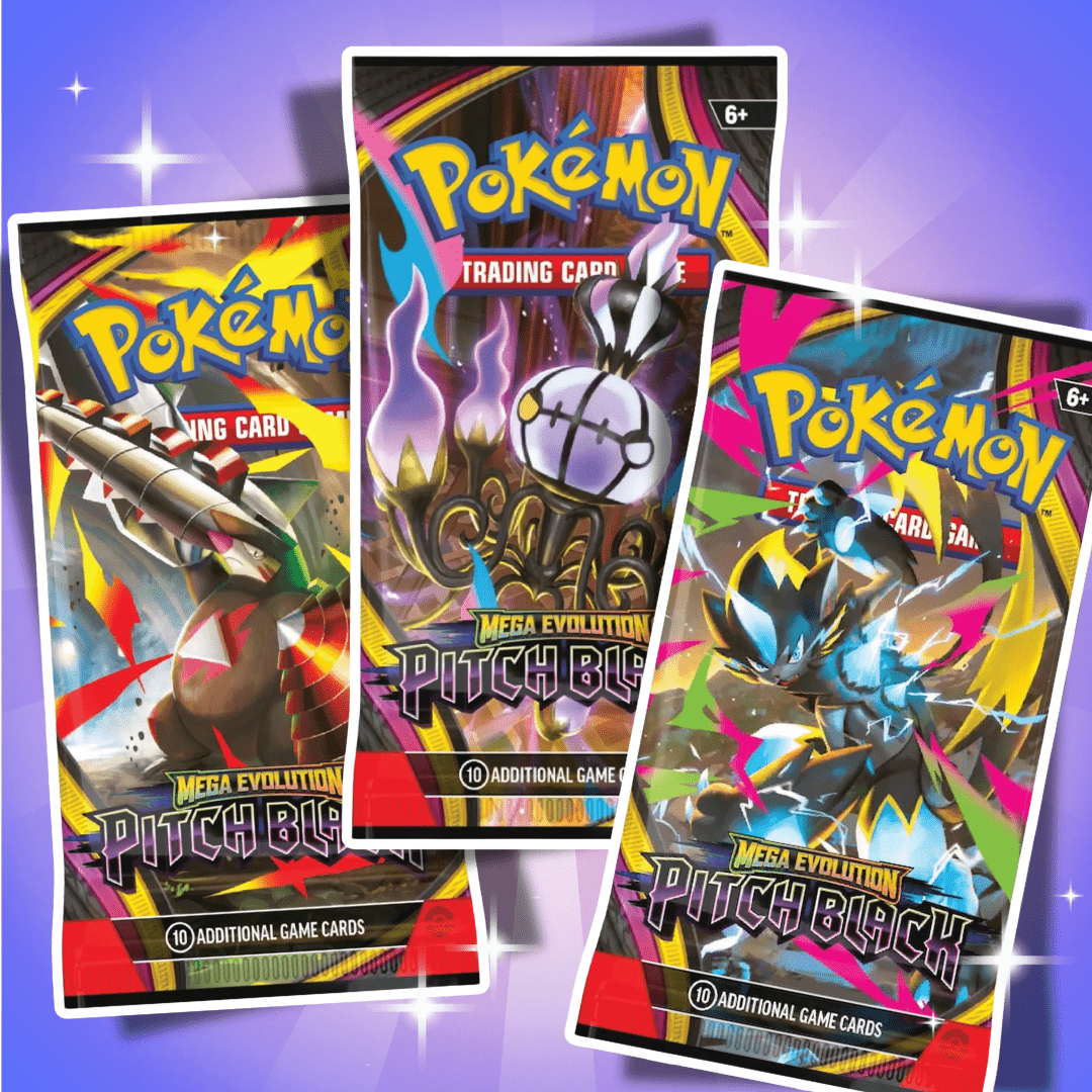 TEMU 3x Pokémon Pitch English - 3 Booster Packs With 10 Cards Each