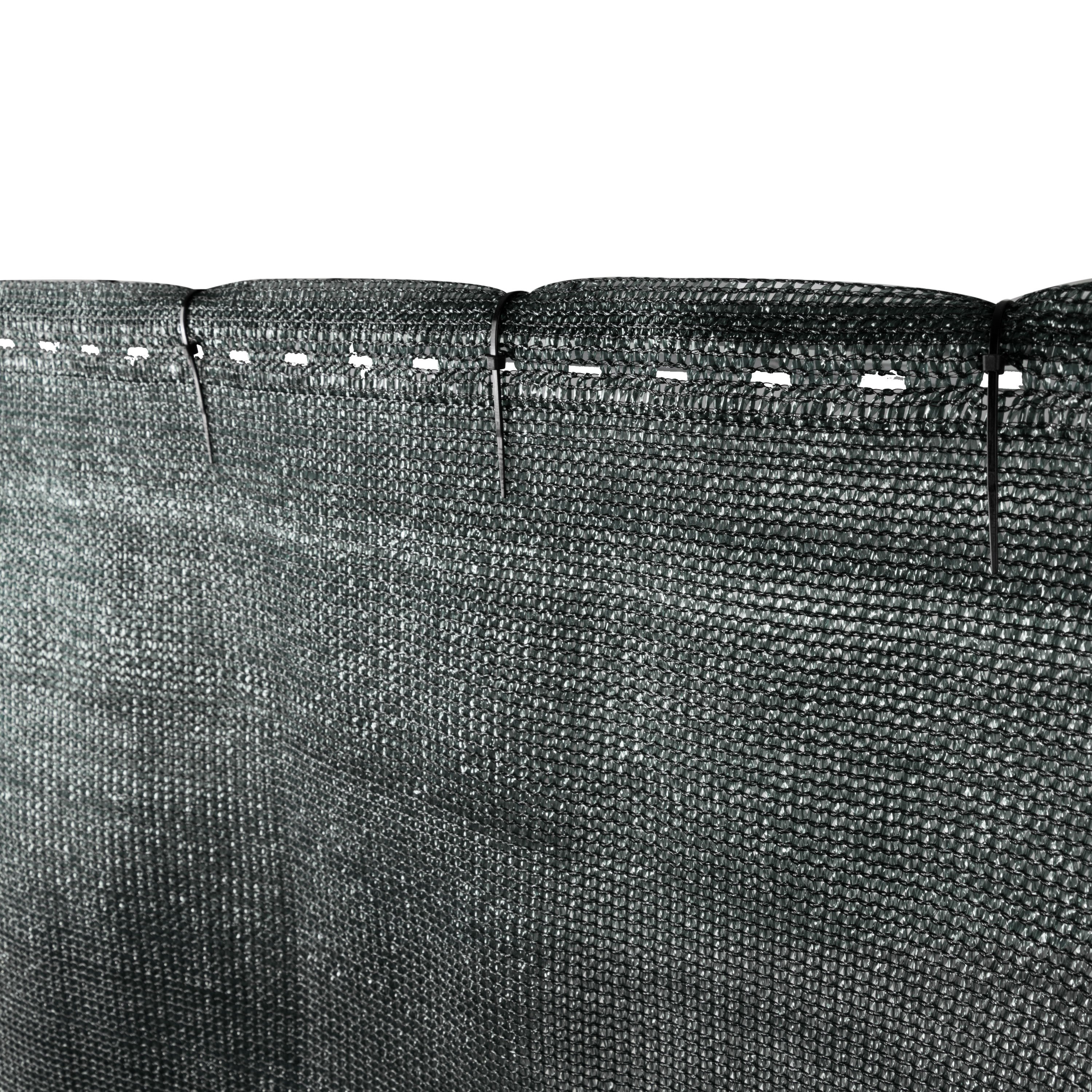 Image of Garden Fence Privacy Screen - Dark - Tennis Court Shade Netting - Shade Screen For Fence, Construction Site, Mesh Fence Net, Wind And Sun Protection, Breathable Balcony Terrace Covering