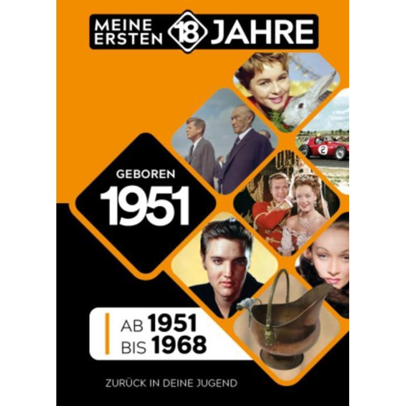 Image of Born In 1951 - From 1951 To 1968 - Gift Books - Tdm Publishing - Book - 182 Pages - German - 2025 - Geocenter Touristik - Ean 9789493424159