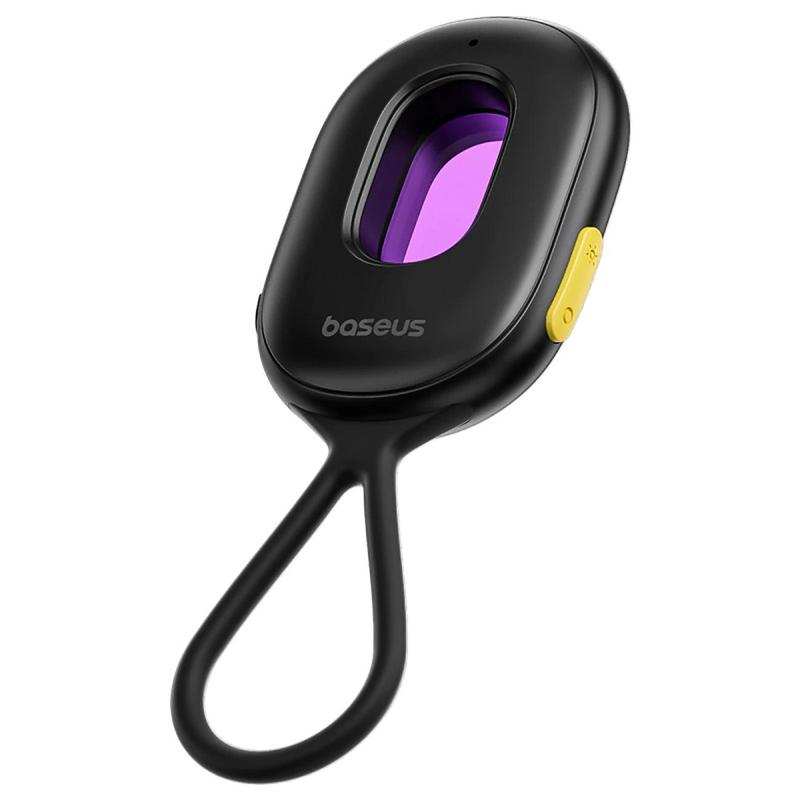 Hidden Camera Detector Baseus Heyo Series Ii With Alarm, Mini Flashlight And Usb-a - Usb-c Cable, Black, For Privacy Protection, Compact