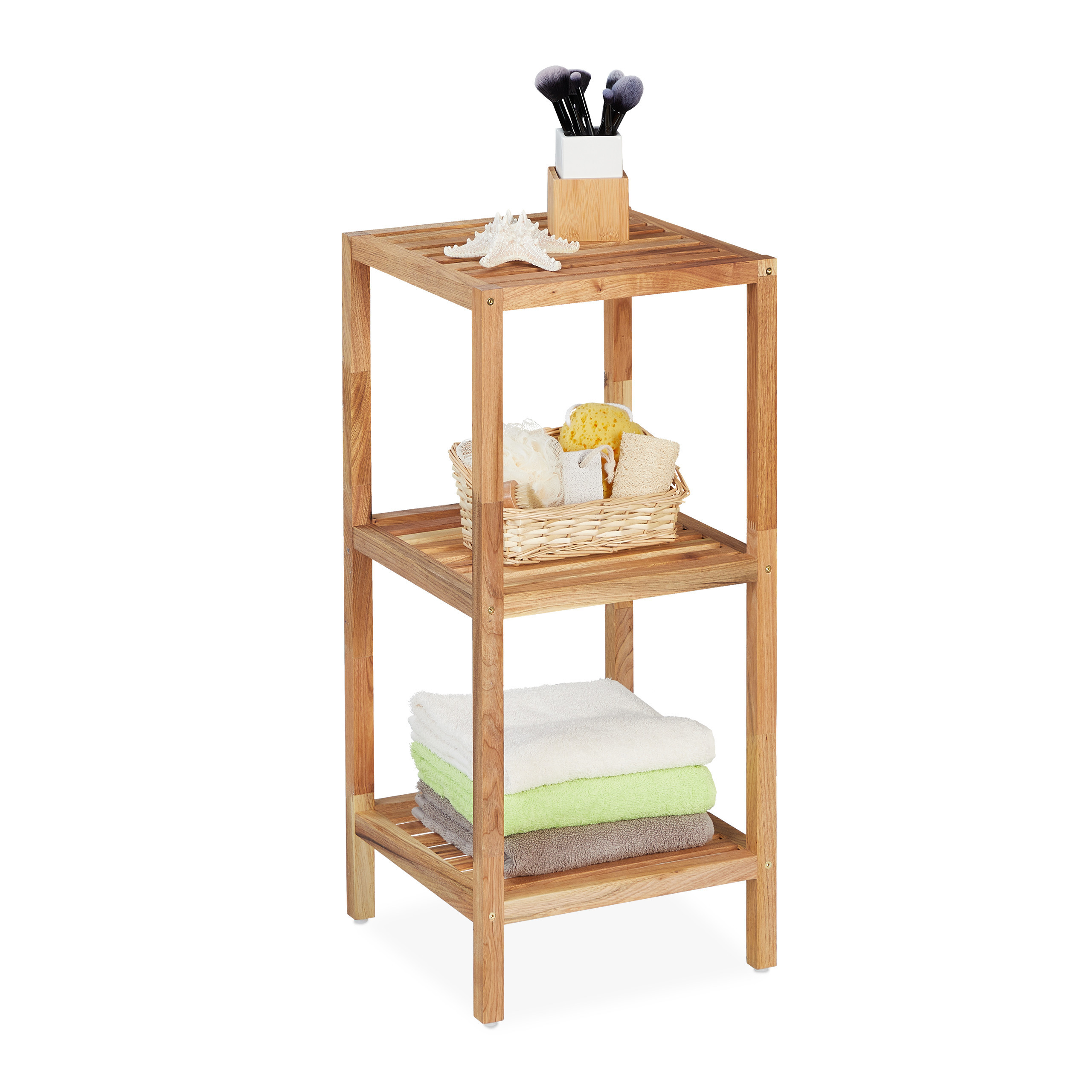 Image of Shelf In Natural - (w)36 X (h)79 X (d)36 Cm