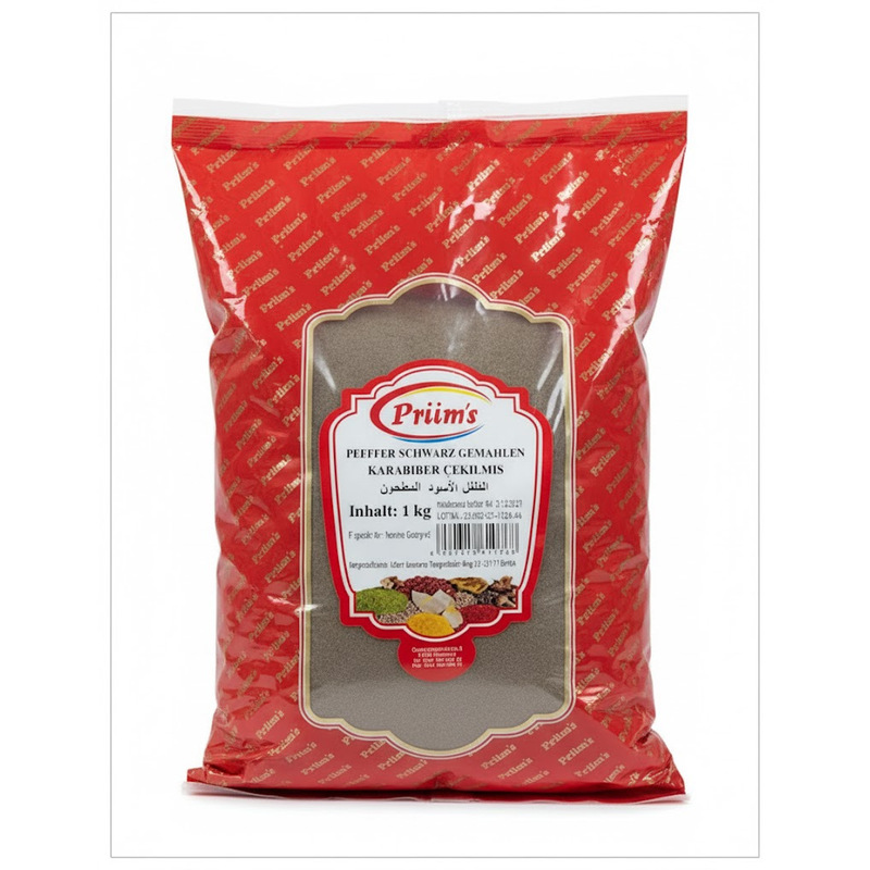 E-shop Priim`s Pfeffer Schwarz gemahlen (1kg)