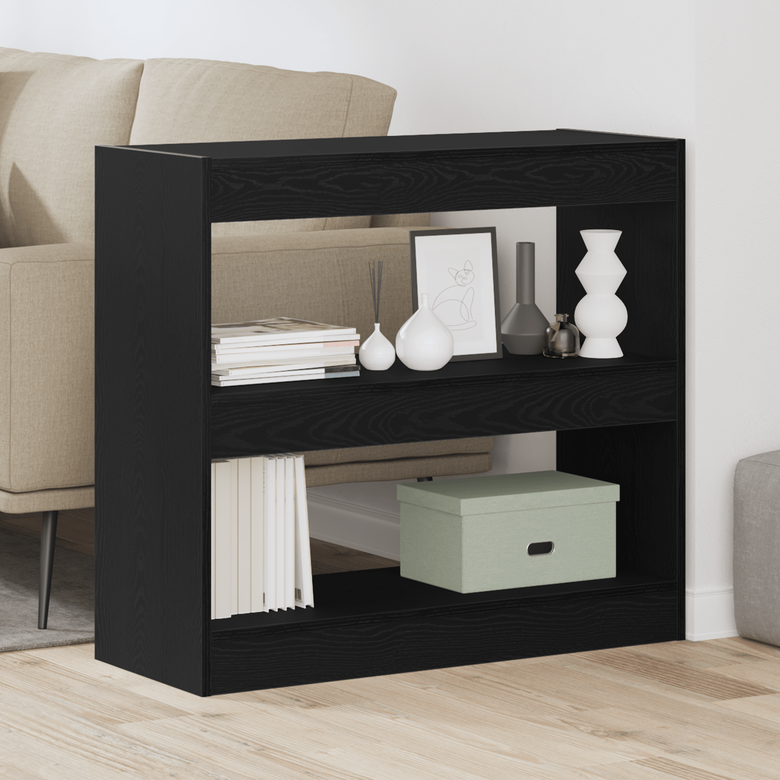 Vidaxl Bookcase - 80x30x72 Cm