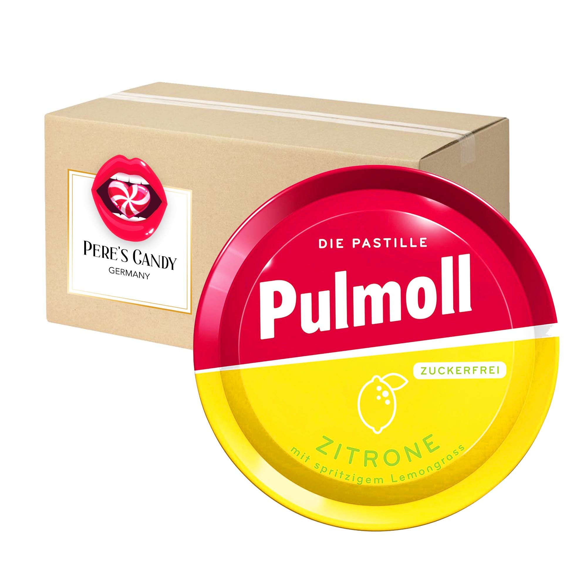 Pulmoll Lemon Sugar-free 5x50g