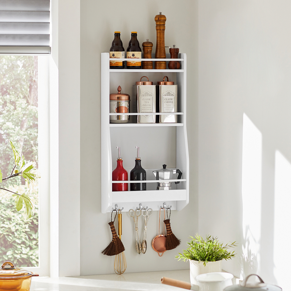 Image of Sobuy Kitchen Shelf Kcr12-w