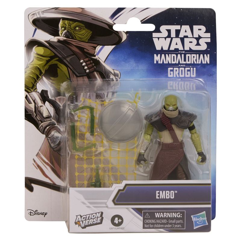 Image of Star Wars Mandalorian And Grogu Action Figure Set With And Accessories