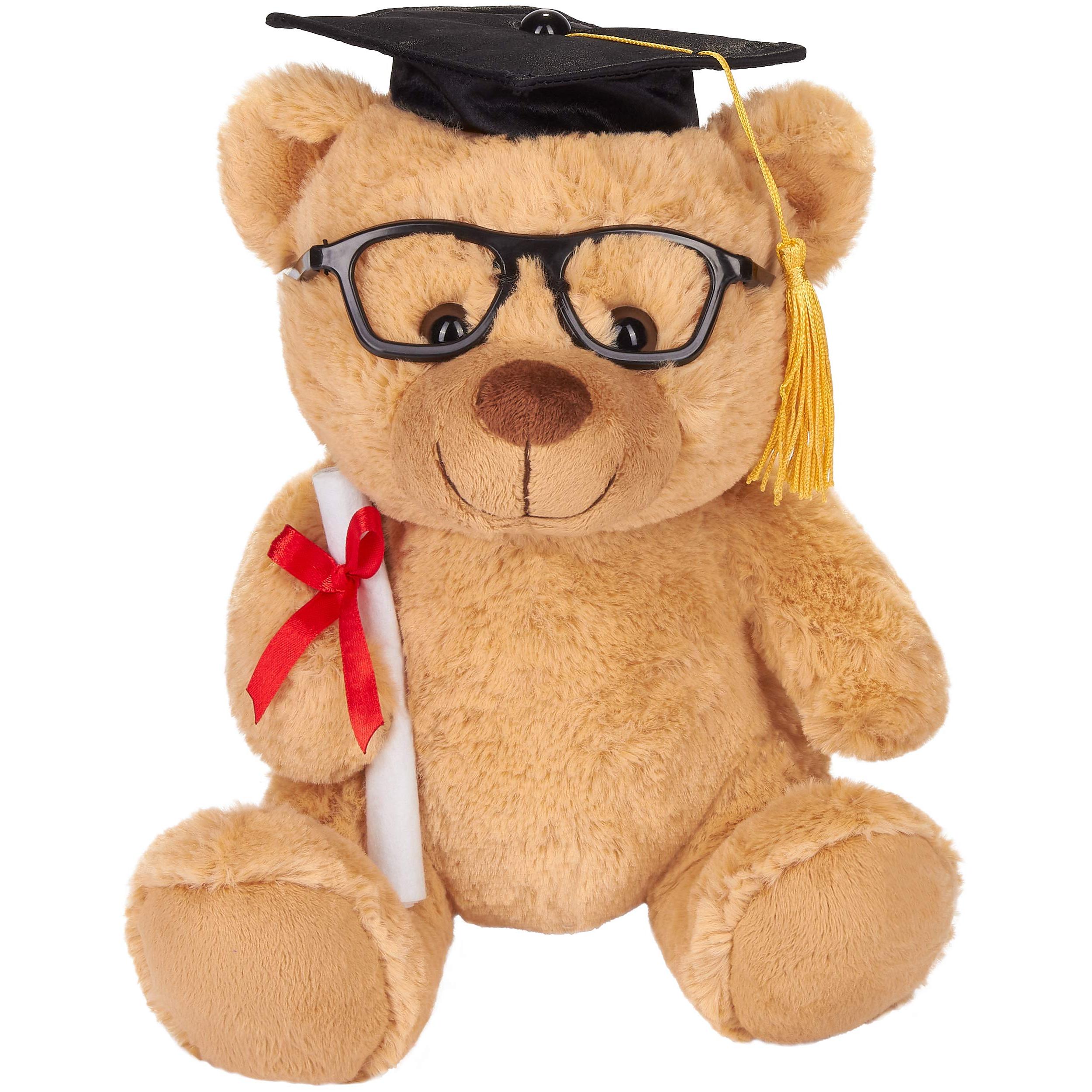 Brubaker Teddy Plush Bear With Glasses, Diploma, And Doctoral Cap