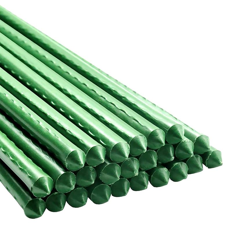 E-shop Tomatenstangen, Pflanzenstangen, Gartenstütze für Gurken, 40 Stk./Packung, 11 mm x 180 cm
