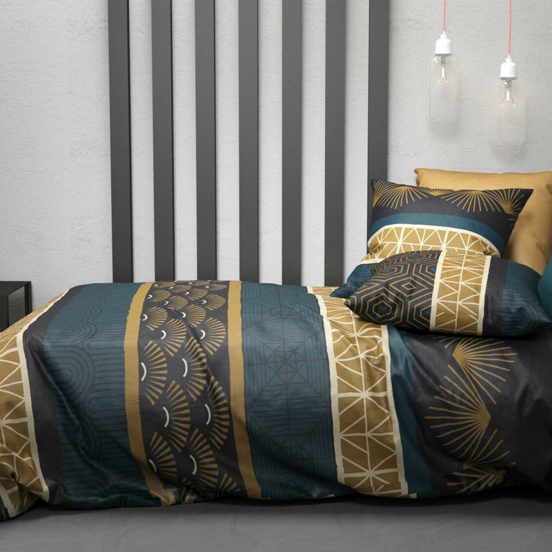 TEMU Housse de couette 240x260 cm + 2 taies d'oreiller 63x63 cm Coton