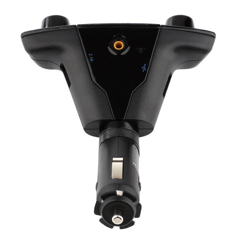 Предавател FM с Bluetooth 5.0, AUX, SD, 2x USB 2.1A