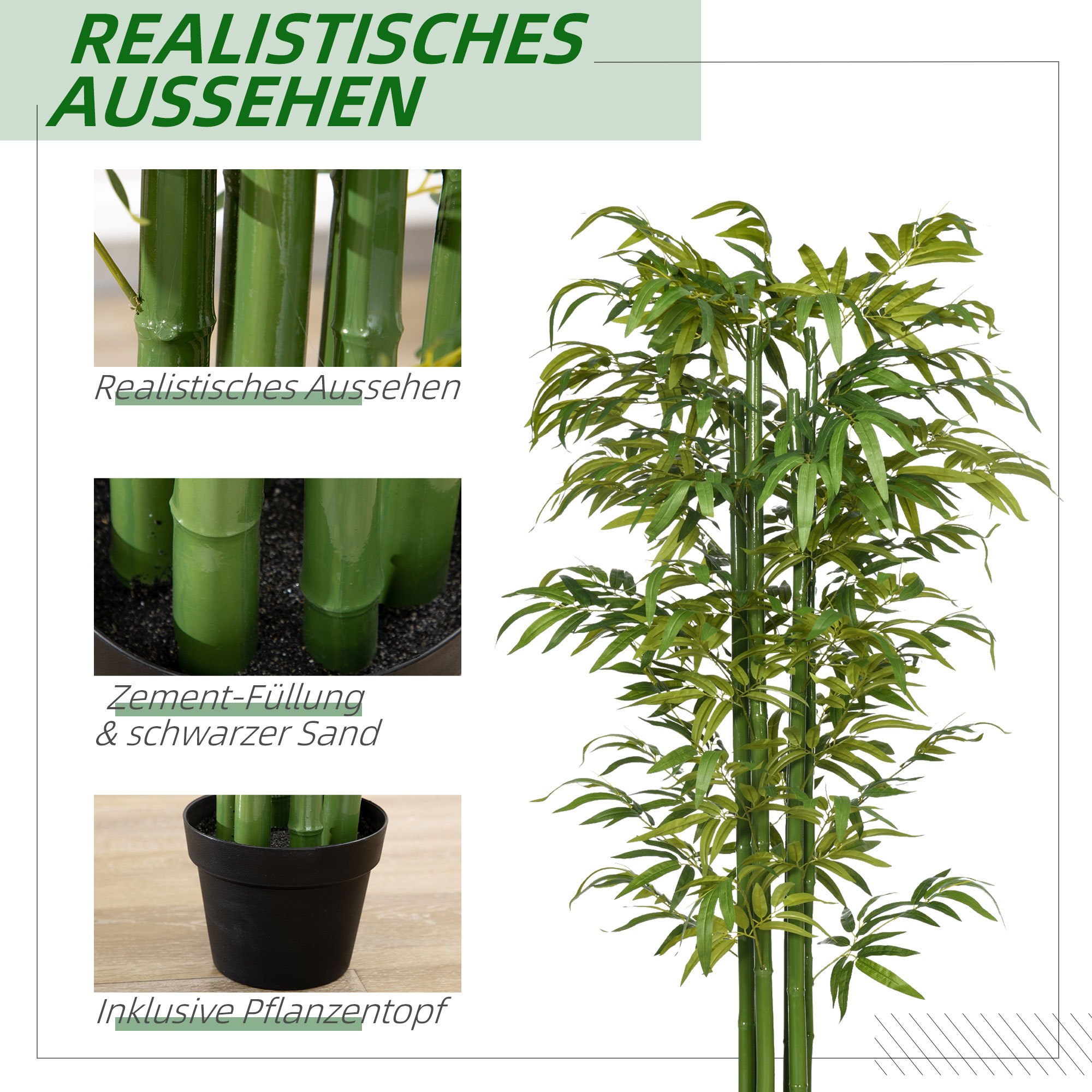 knstliche pflanze 180 cm kunstpflanze knstlicher - Temu Germany