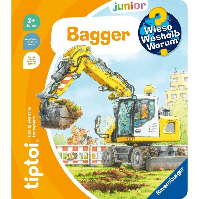 Image of Tiptoi Why, How, What Junior - Excavator / Inka Friese / Ravensburger Verlag / Paperback / German / 2026