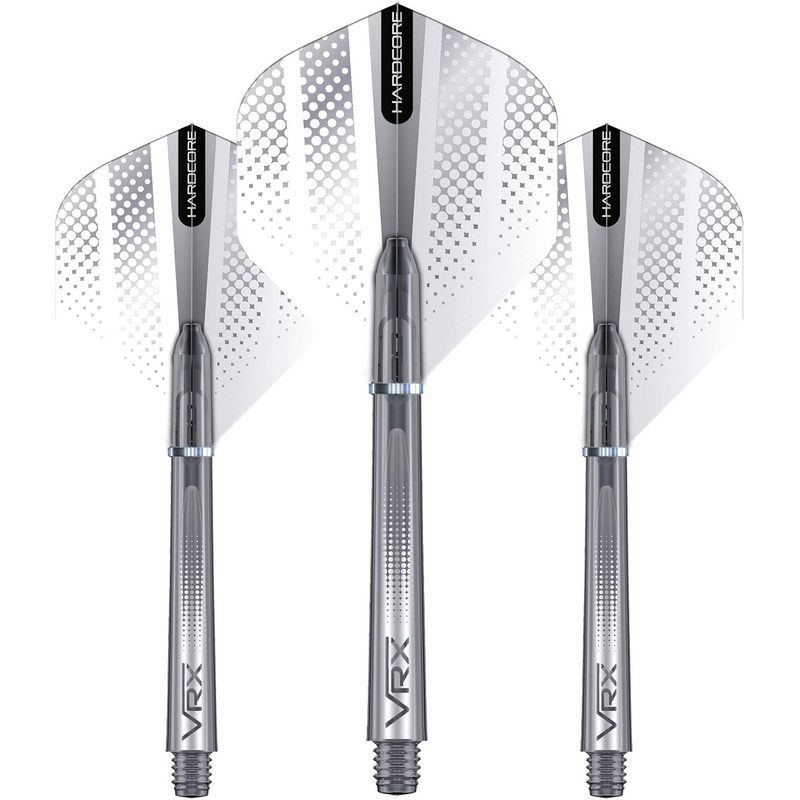 Combinatieset dartflights en shafts - 4 sets per verpakking