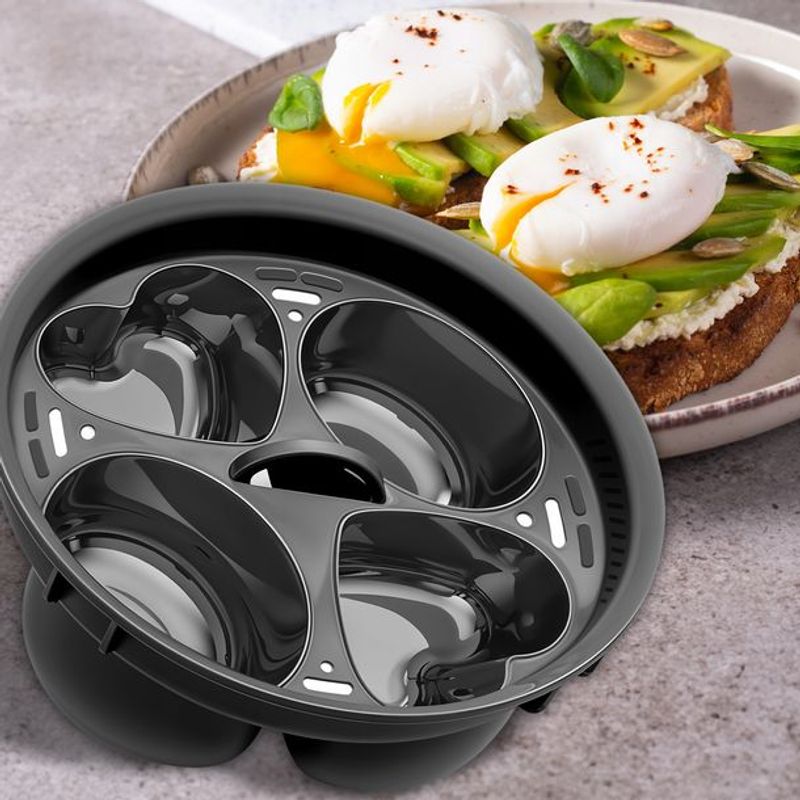 E-shop Eierkocher - TM6 TM5 Eierkoch-Einsatz, Weiche und Harte Eierform, Praktischer -Einsatz, Ideal für Gesundes Kochen, Bequeme Eiform, Einfache