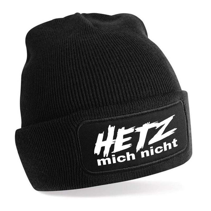 Image of Knit Beanie Hat With Saying | Don't Me | | Pleasantly Soft |