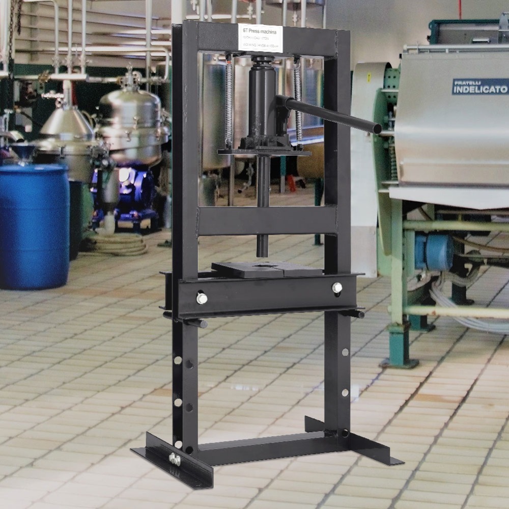 6-Ton Hydraulic Workshop Press for Heavy-Duty Use