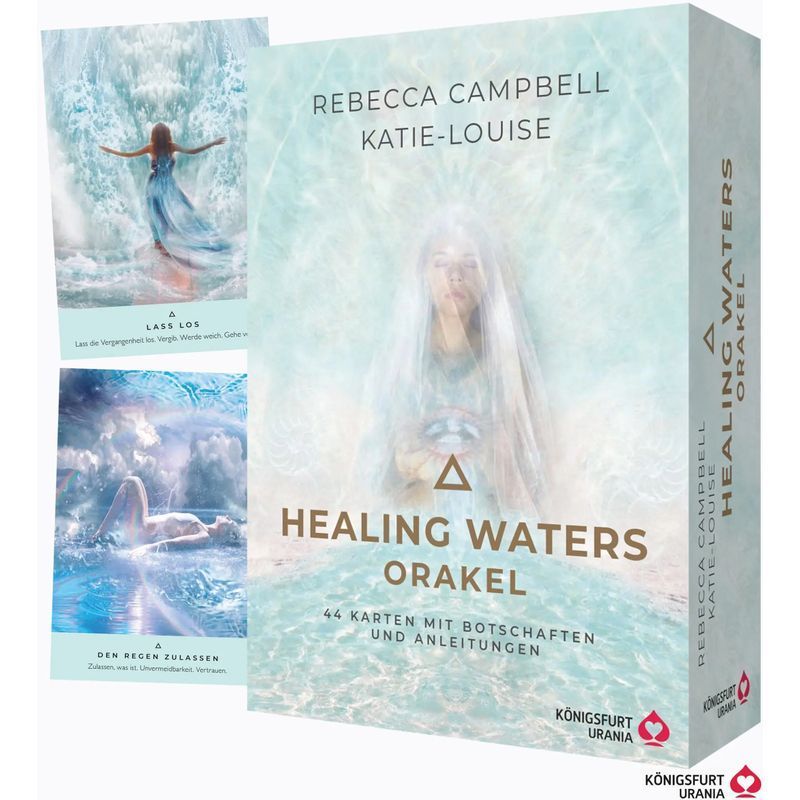 Image of Waters Oracle - 44 Cards With Messages And Guidance / 44 Oracle Cards And 176-page Booklet / Rebecca Campbell / Königsfurt-urania / Paperback / German / 2024