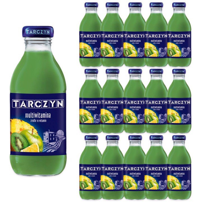 Image of Tarczyn Drink Multivitamin 10 Vitamins 300 Ml X 15pcs