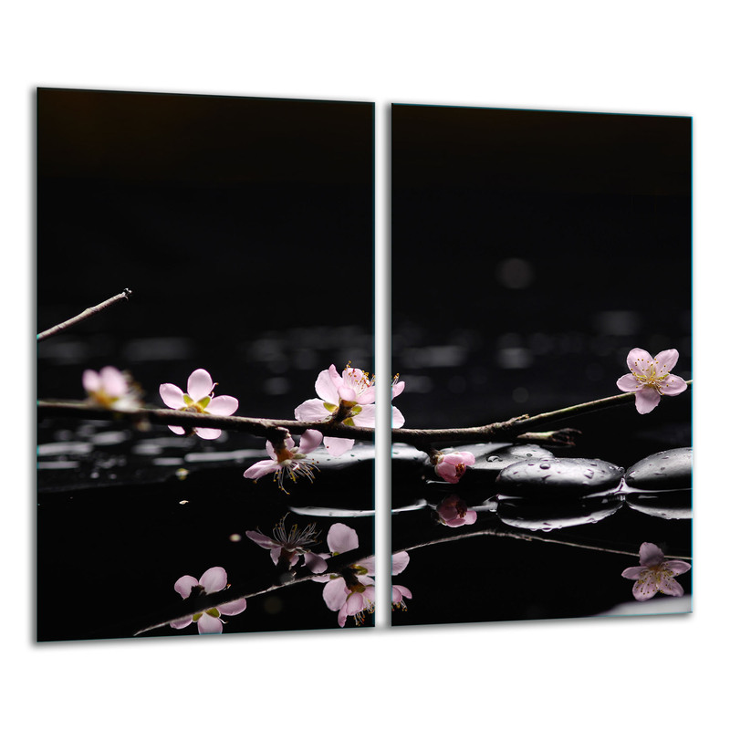 Glass Board For Cutting 2x 30x52 Black