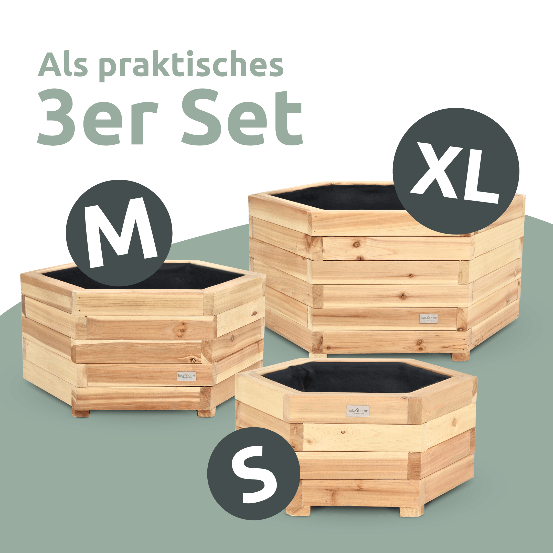 3rd Set Outdoor Plant Pots