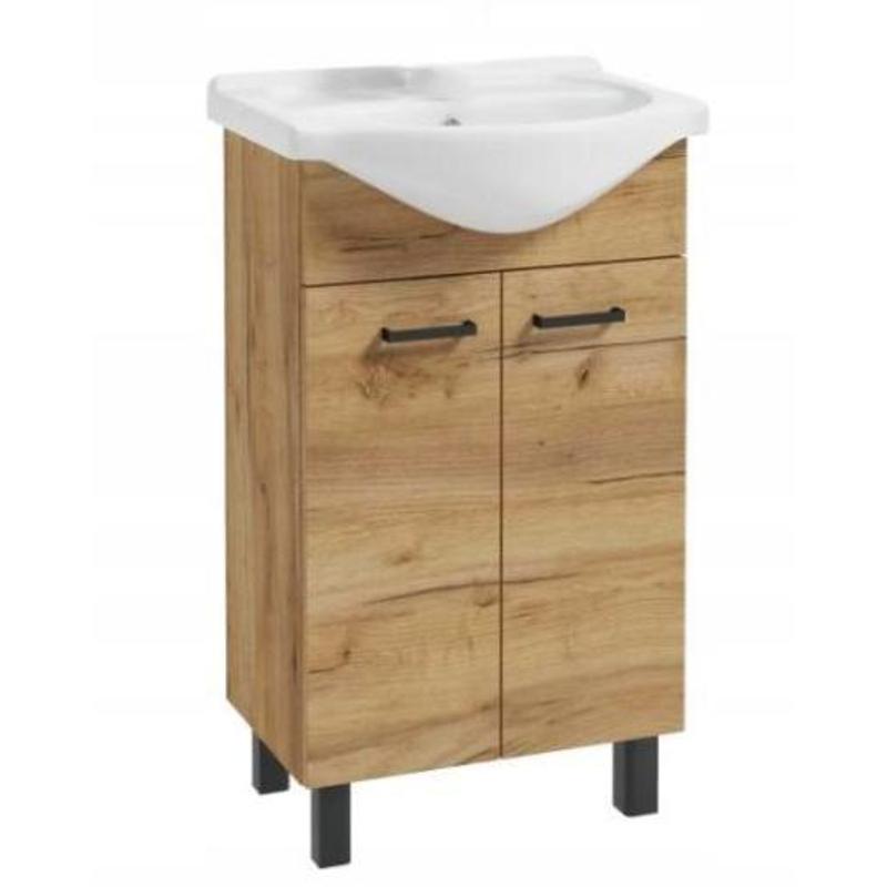 Bathroom Cabinet With A Standing Washbasin On Legs, 50 Cm, Craft Dab Mea