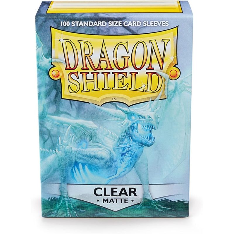 Image of Dragon Shield Standard Sleeves - Matte Clear (100 Sleeves)