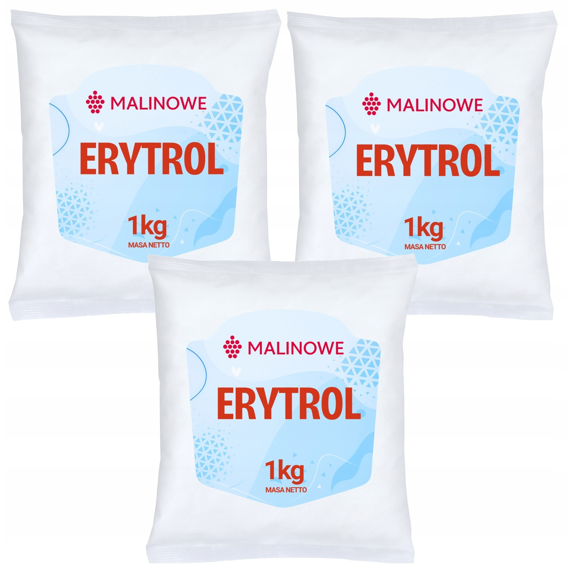 Image of Erythritol Set 3x1kg Erythritol Natural Sweetener Premium Quality