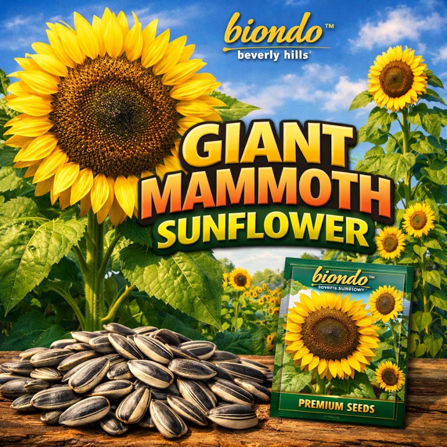 E-shop Sonnenblumenkerne weiße Blüten-Sorten – 100 Stück aufrechte Pflanzen für die Pflanzung im offenen Garten mit klarer Silhouette