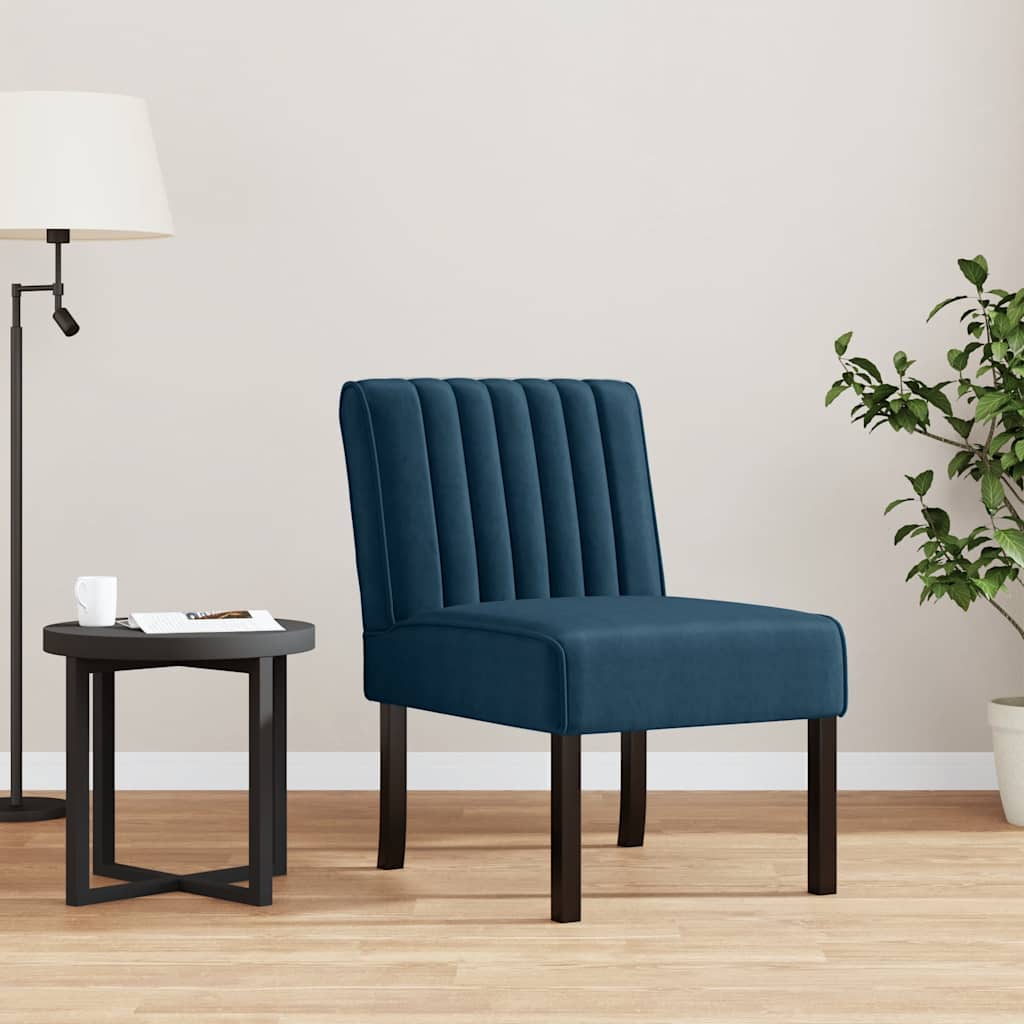 Image of Vidaxl Upholstered Chair Living Room Chair Recliner Lounge Chair Velvet Chair Velvet