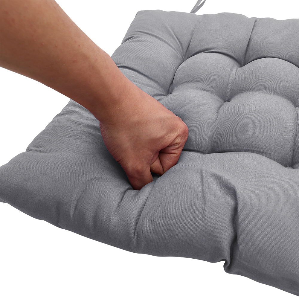 6pcs Grey Multi-Functional Cushion Seat Cushions, 40x40x5cm