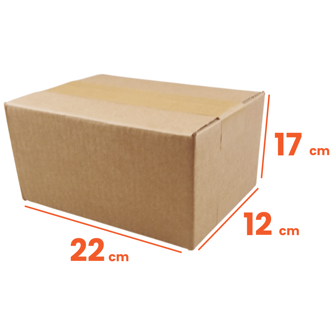 TEMU Scatole di cartone 22x12 cm - ALTEZZA da 5 cm: Singola - Scatole Piccole per Spedizioni, Imballaggio, E-commerce, Regali -