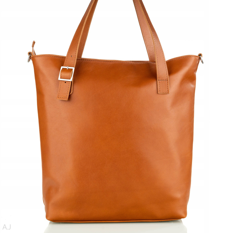 Natural Leather Shoulder and Handbag for Women - Camel Color, Large Capacity, A4 Compatible, with Detachable Strap and Coin Purse