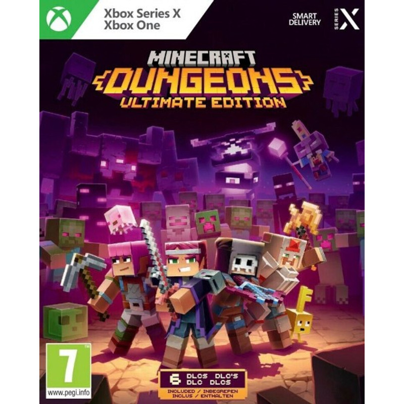 MINECRAFT DUNGEONS ULTIMATE EDITION (XBONE) Juego para Consola Microsoft Xbox Series X...