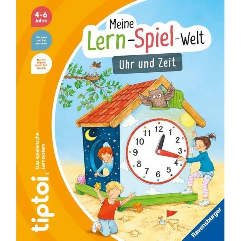 Image of Tiptoi My Learning Play World Clock And Time - Paperback - Heike Tober - My Learning Play World - Spiral Binding - 16 Pages - German - 2024 - Ravensburger Verlag - Ean 9783473492886