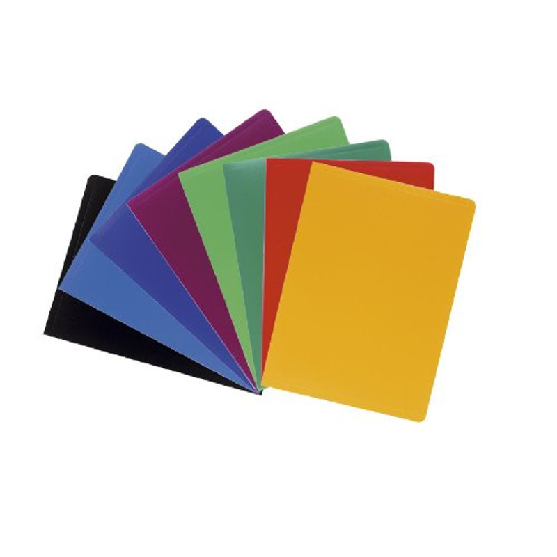 Non Communiqué Noir Exacompta Exacompta Protège-Documents, Pp, A4, 20 Pochettes, Assorti - Image 2