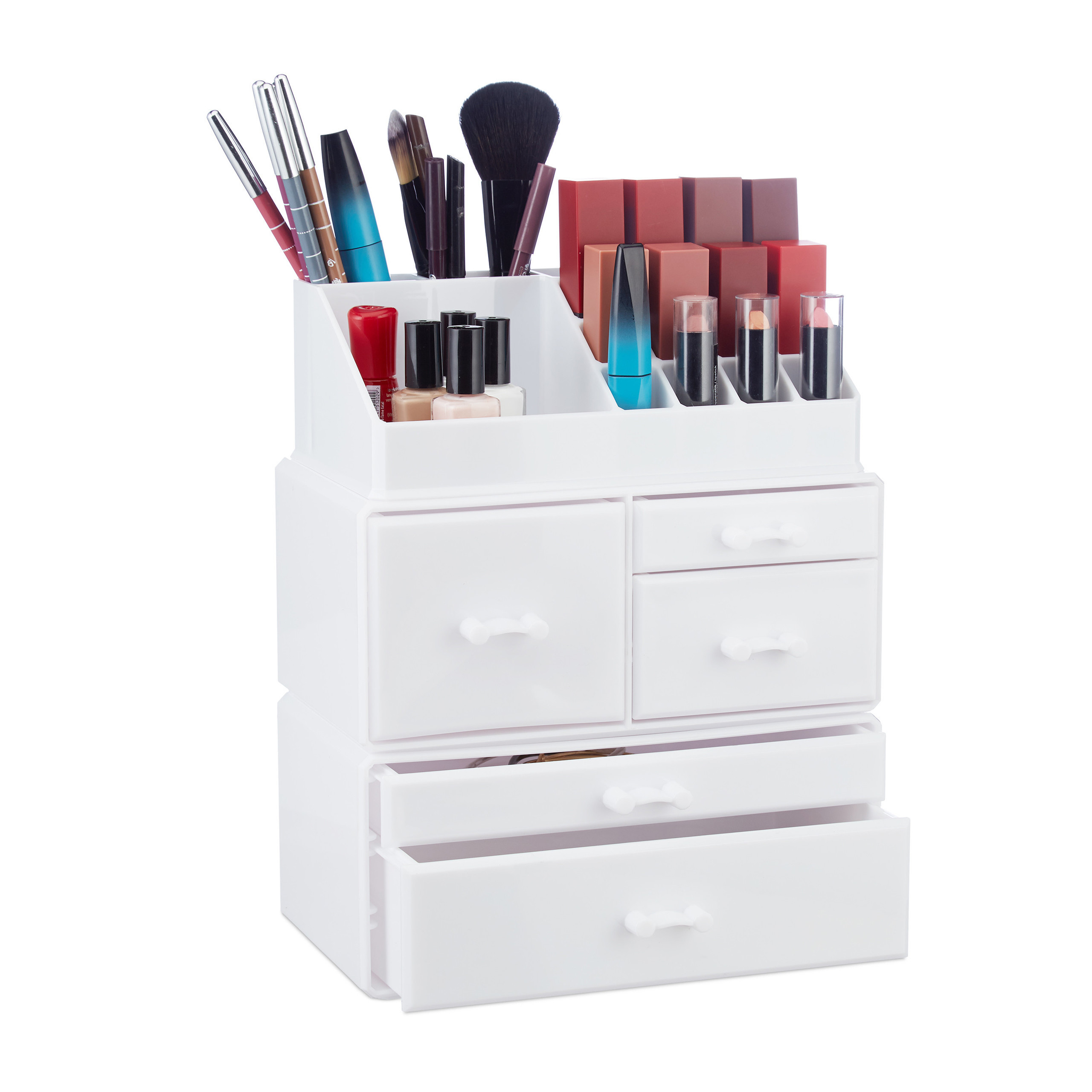 Image of Makeup Organizer In White