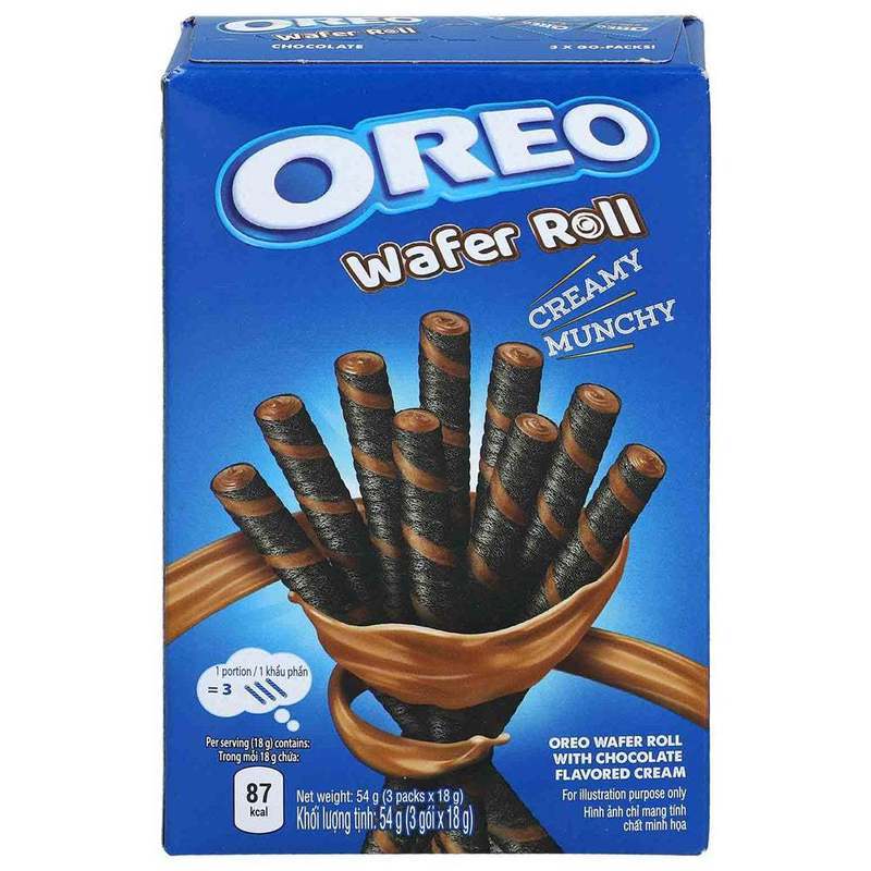 E-shop Oreo Waffelrolle Schokolade 54g