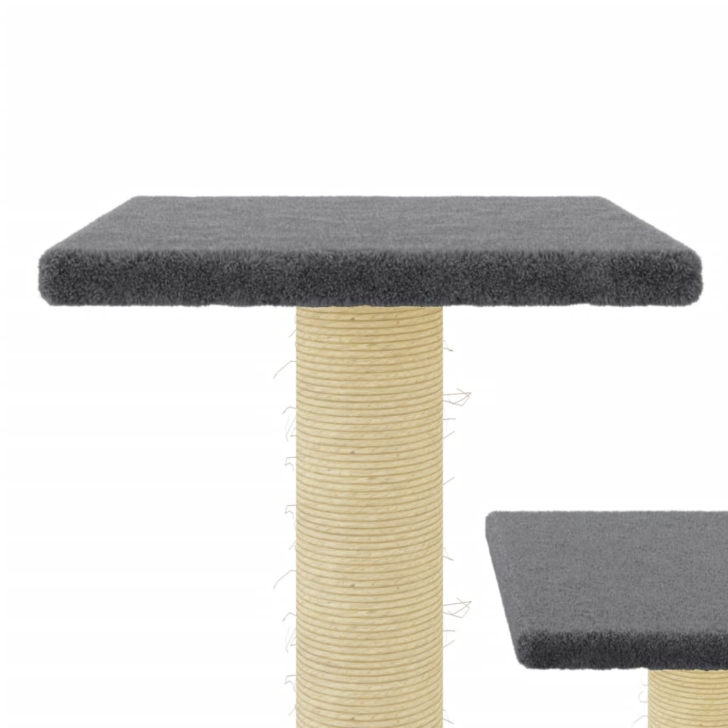 Mayfair Cat Tree with Sisal Scratching Posts and House Basket