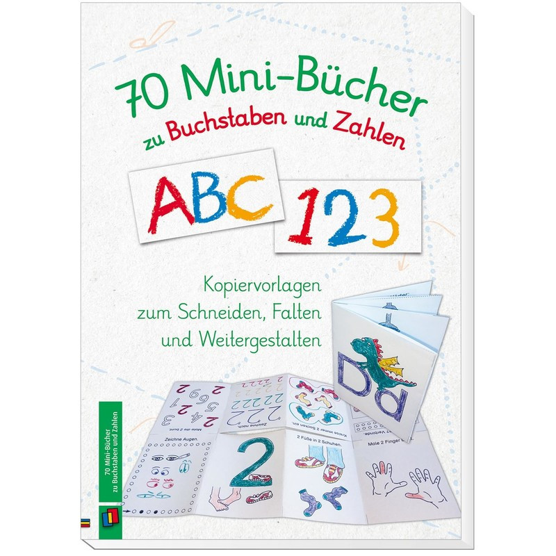 Image of 70 Mini Books On Letters And Numbers - Verlag An Der Ruhr, Editorial Team - Softcover - Ean 9783834638953