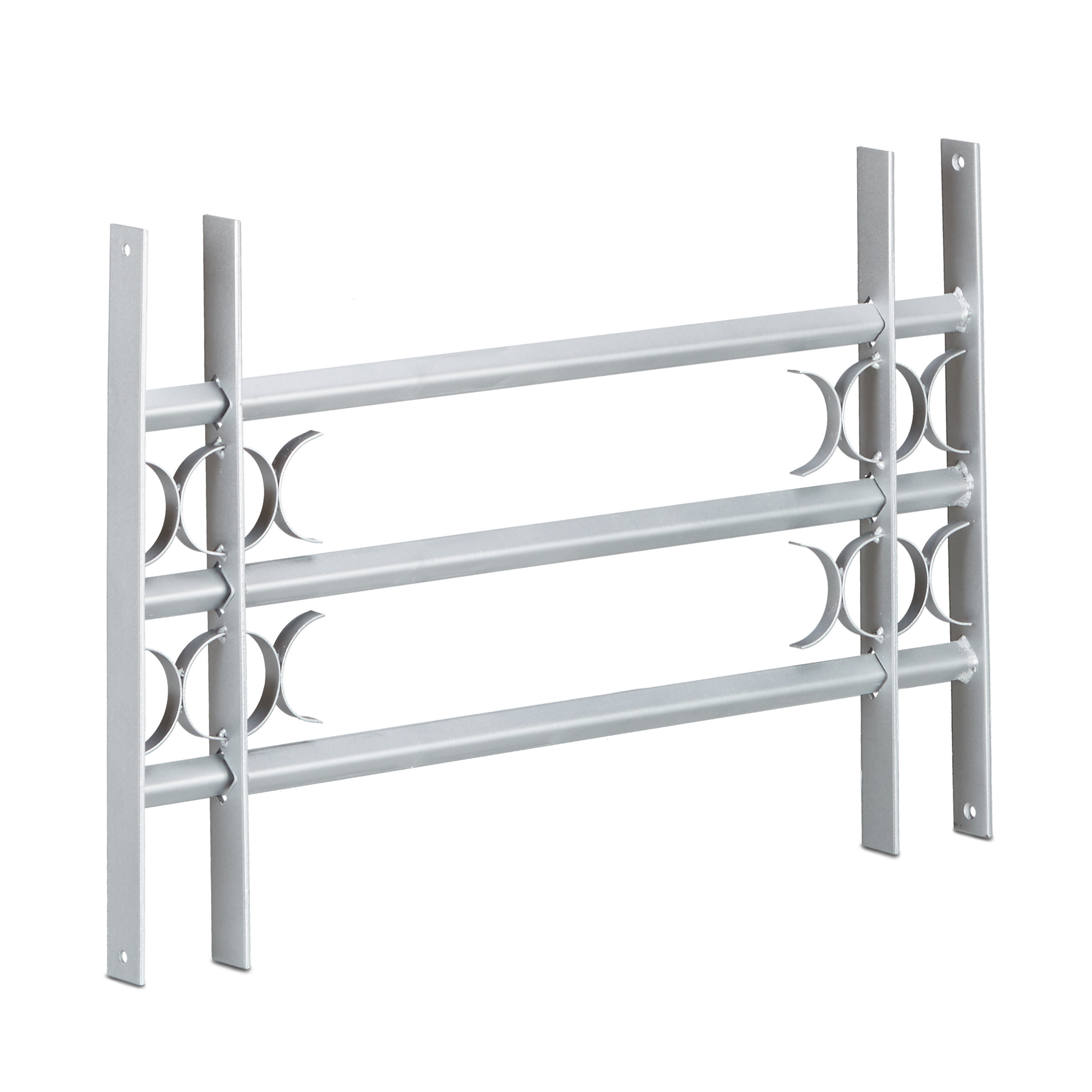 Window Security Grille In Gray - (w)70-105 X (h)