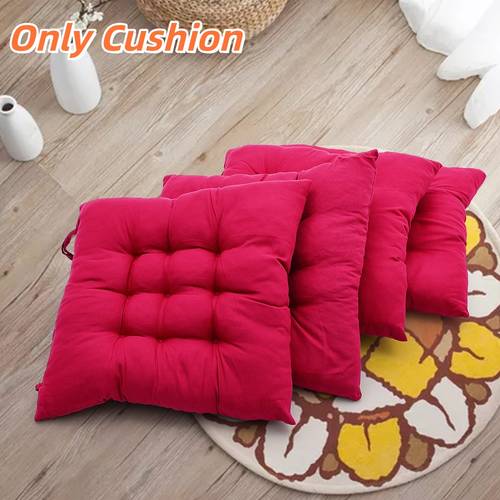 4 piece rose red courtyard only cushion 40 40 5cm aloe cotton pearl cotton composite designed for pleasant sitting in environments