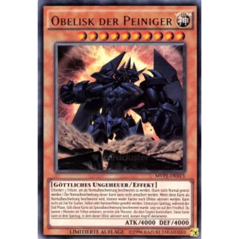 Image of Obelisk Of The (v.4) - Ultra Rare - Mvp1-desv5 - German - Booster Fresh - Edition!